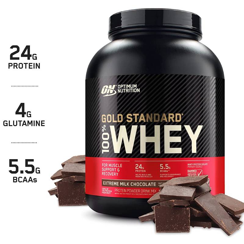 Optimum Nutrition Gold Standard 100% Whey Extreme Milk Chocolate Powder 5lbs - DoctorOnCall Online Pharmacy