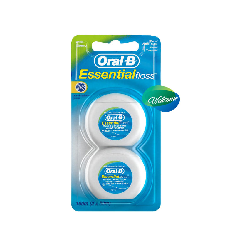 Oral B Mint Waxed Dental Floss 50m - DoctorOnCall Farmasi Online