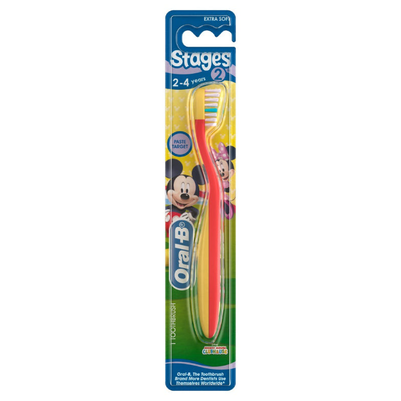 Oral B Stages 2 Toothbrush 1s MIckey - DoctorOnCall Online Pharmacy