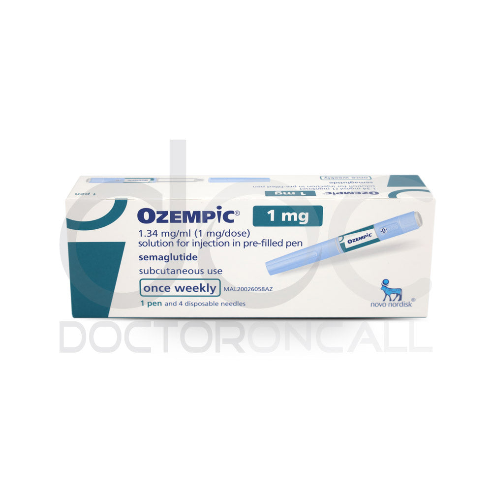 Ozempic 1.34mg/ml (1mg/dose) Pre-filled Pen 3ml x1 (pen) - DoctorOnCall Farmasi Online