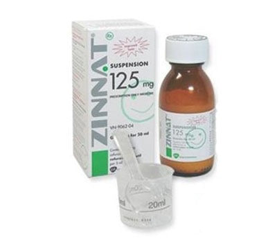 Zinnat 125mg/5ml Suspension 50ml - DoctorOnCall Online Pharmacy