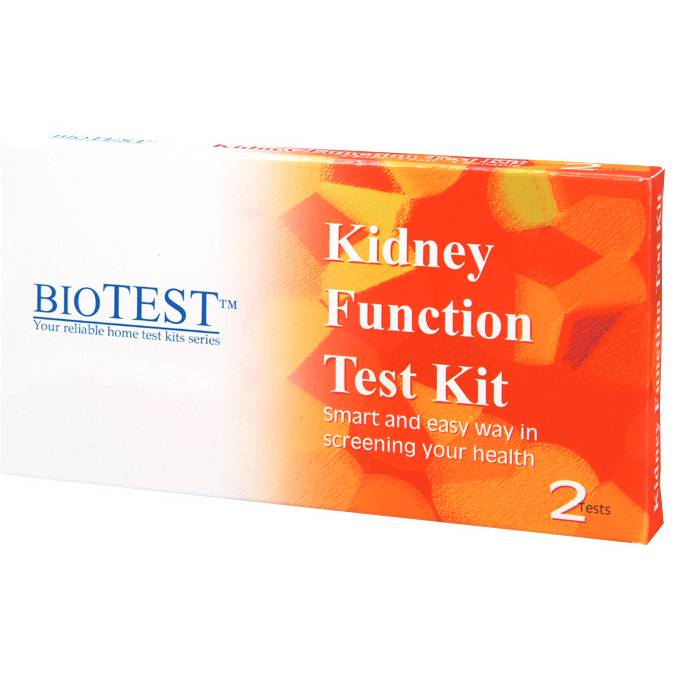BioTest Kidney Function Test Kit 2s - DoctorOnCall Online Pharmacy