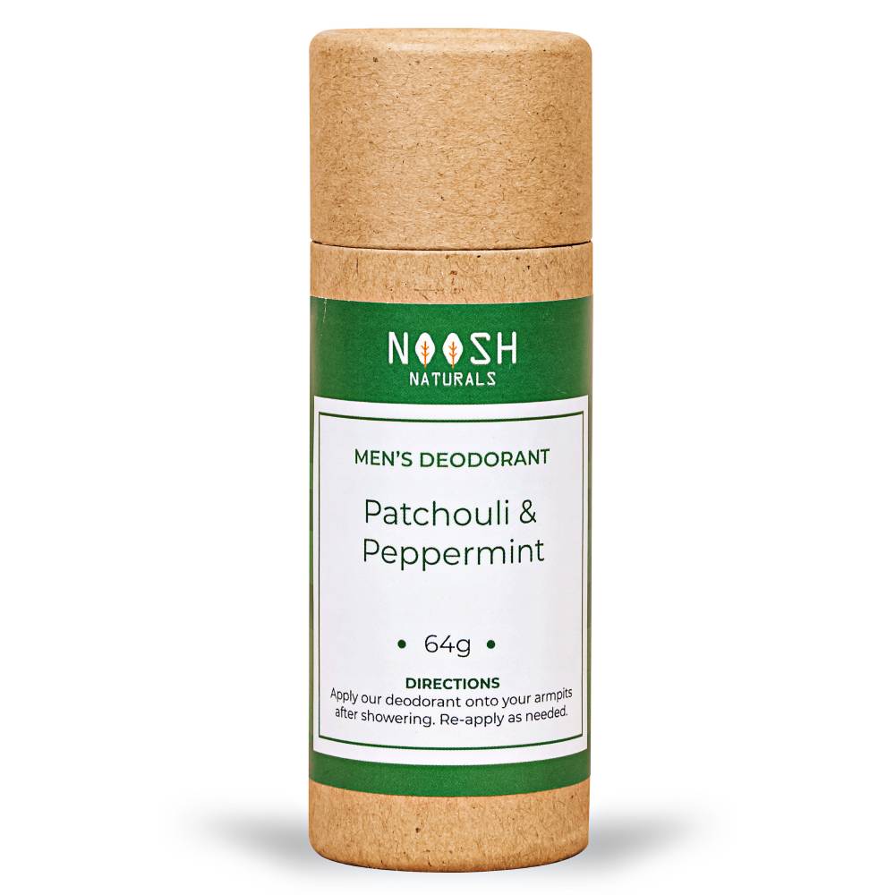 Noosh Naturals Patchoulli and Peppermint Men's Deodorant 64g - DoctorOnCall Farmasi Online