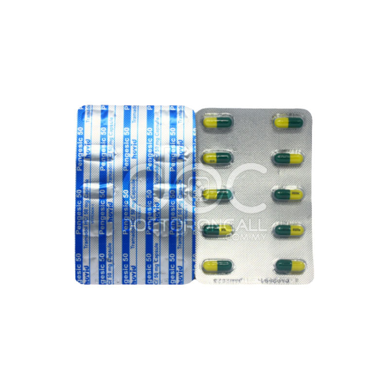 Hovid Pengesic 50mg Capsule 10s (strip) - DoctorOnCall Online Pharmacy