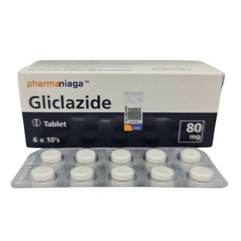 Pharmaniaga Gliclazide 80mg Tablet 60s - DoctorOnCall Online Pharmacy