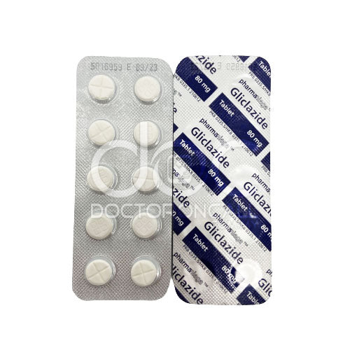 Pharmaniaga Gliclazide 80mg Tablet 10s (strip) - DoctorOnCall Farmasi Online