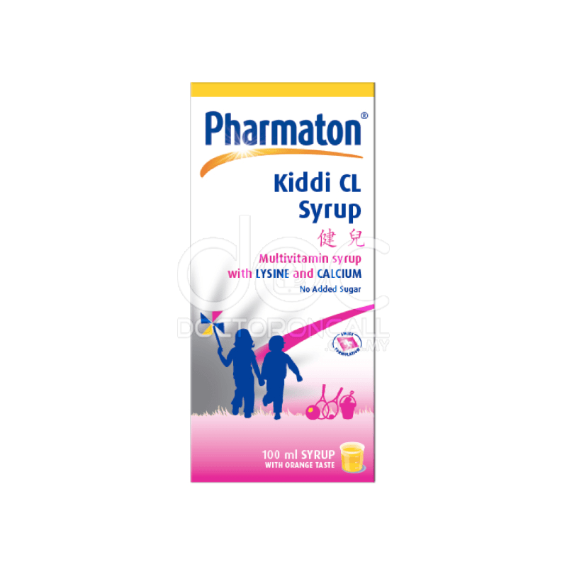 Pharmaton Kiddi CL Syrup - 100ml - DoctorOnCall Online Pharmacy