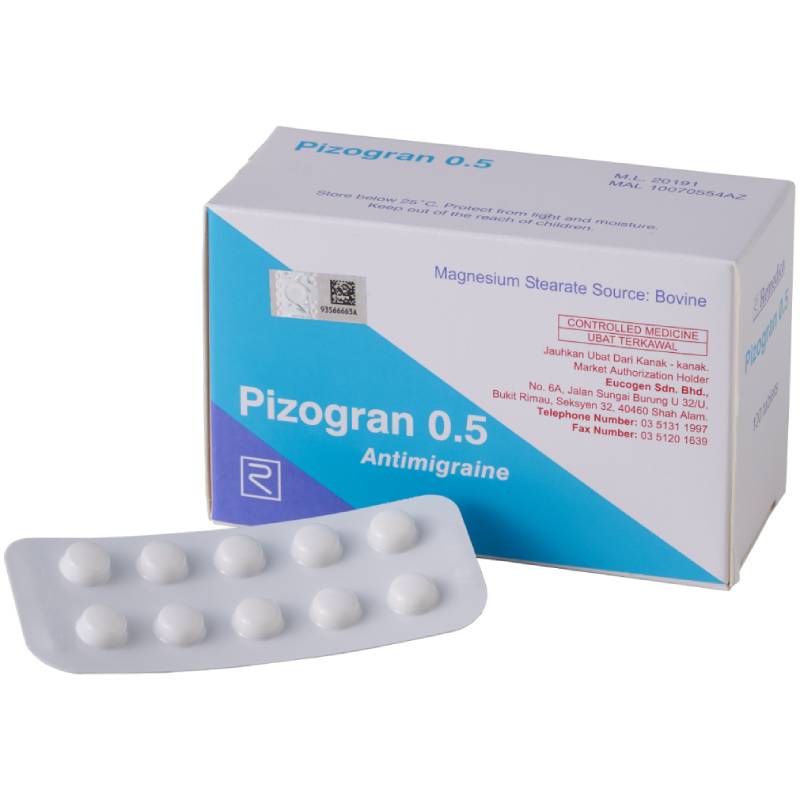 Remedica Pizogran 0.5mg Tablet 100s - DoctorOnCall Farmasi Online
