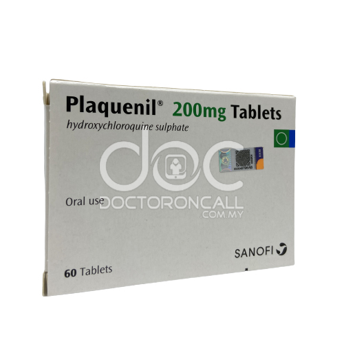 Plaquenil 200mg Tablet 60s - DoctorOnCall Online Pharmacy