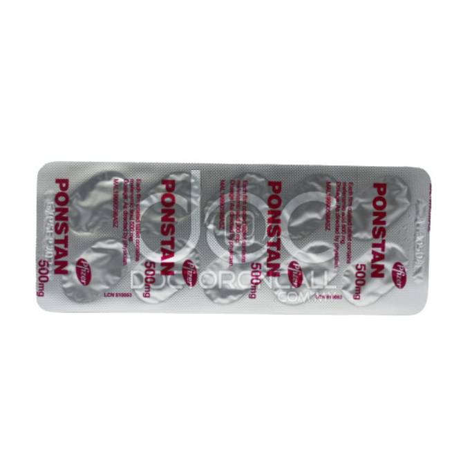 Ponstan 500mg Tablet 10s (strip) - DoctorOnCall Online Pharmacy
