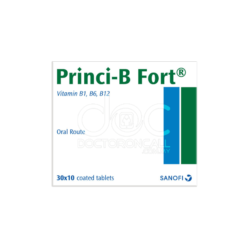 Princi B Fort Tablet 10s (strip) - DoctorOnCall Online Pharmacy