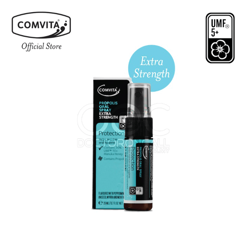 Comvita Propolis Oral Spray Extra Strength 20ml - DoctorOnCall Online Pharmacy