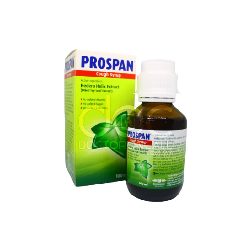Prospan (Dried Ivy Leaf Extract) Cough Syrup 100ml - DoctorOnCall Farmasi Online