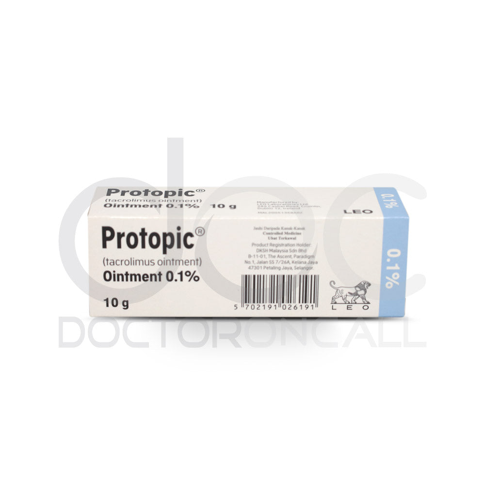 Protopic 0.1% Ointment 10g - DoctorOnCall Farmasi Online