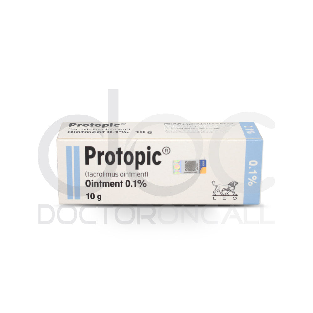 Protopic 0.1% Ointment 10g - DoctorOnCall Online Pharmacy