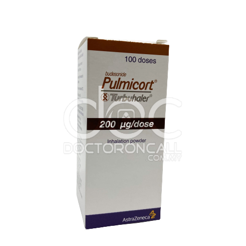 Pulmicort 200mcg Turbuhaler 100 doses - DoctorOnCall Online Pharmacy