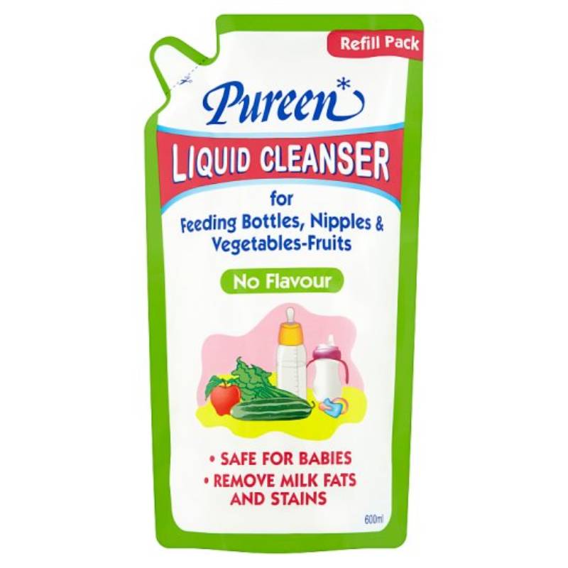 Pureen Liq Cleanser Refill No Flavour 600ml - DoctorOnCall Farmasi Online