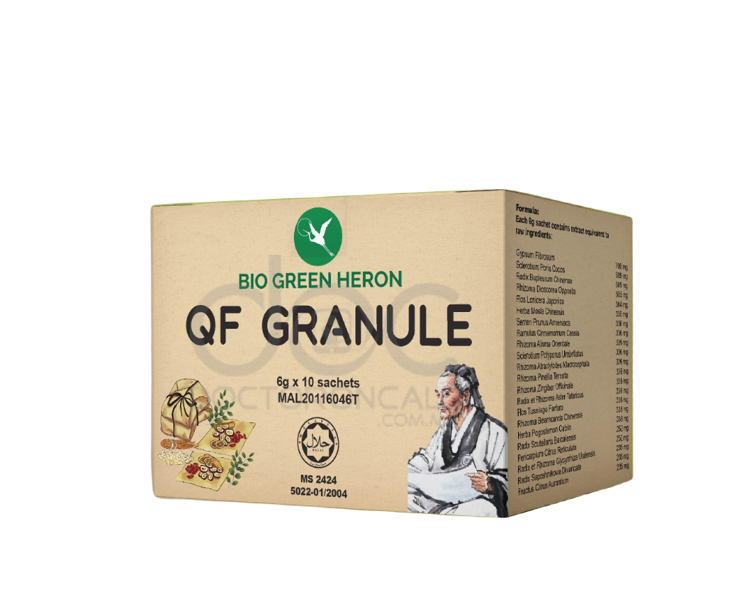 QF Granule Qing Fei Pai Du Tang Sachet 10s - DoctorOnCall Farmasi Online