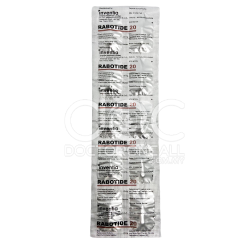 Rabotide 20mg Capsule 10s (strip) - DoctorOnCall Online Pharmacy