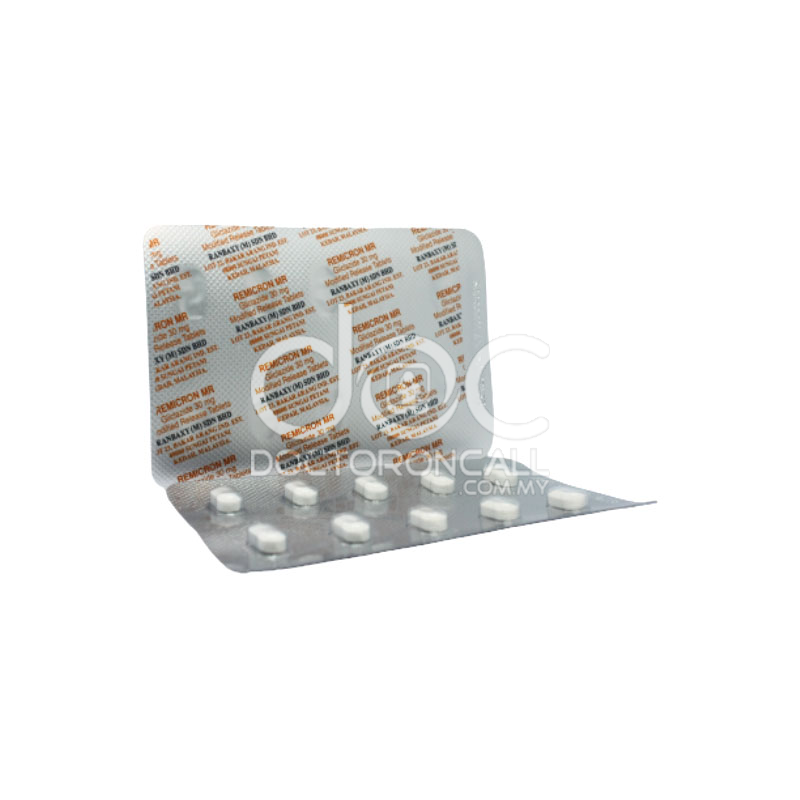 Ranbaxy Remicron MR 30mg Tablet 100s - DoctorOnCall Farmasi Online