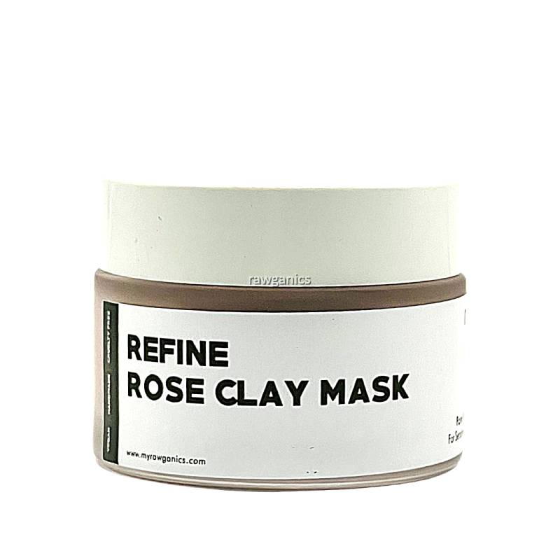 Rawganics Refine Rose Clay Mask 50g - DoctorOnCall Farmasi Online