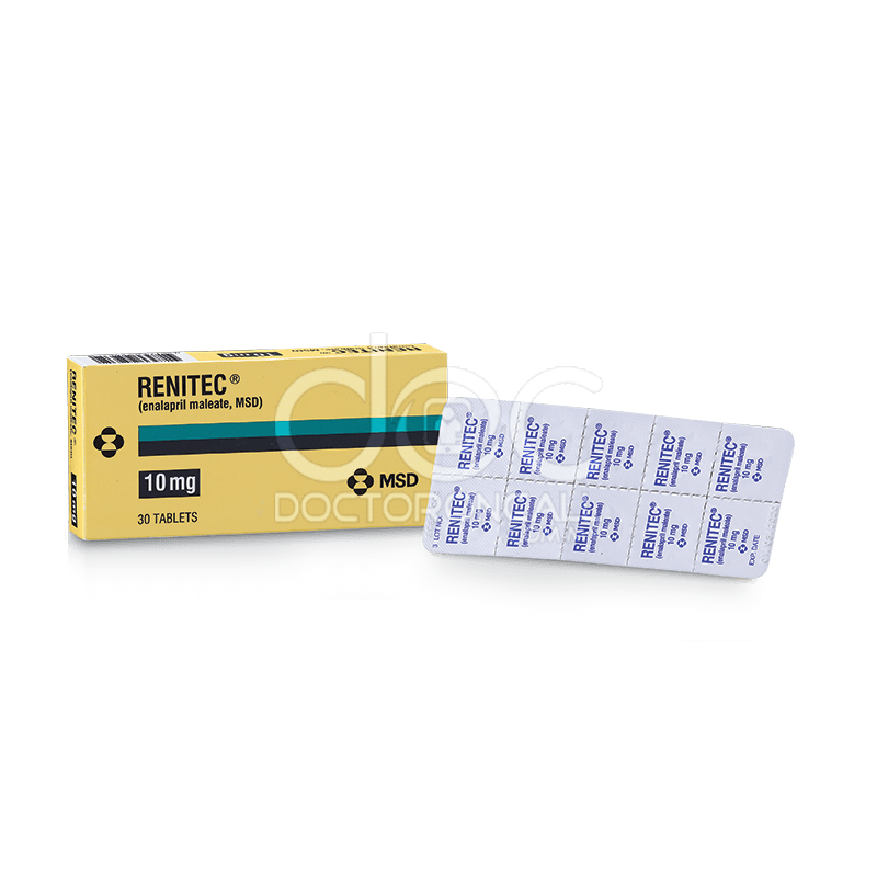 Renitec 10mg Tablet 30s - DoctorOnCall Online Pharmacy