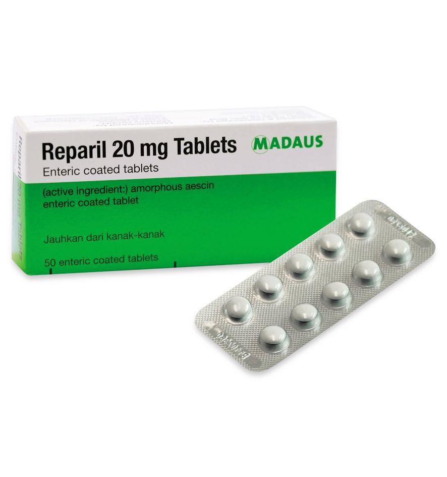 Reparil 20mg Tablet - 10s (strip) - DoctorOnCall Online Pharmacy