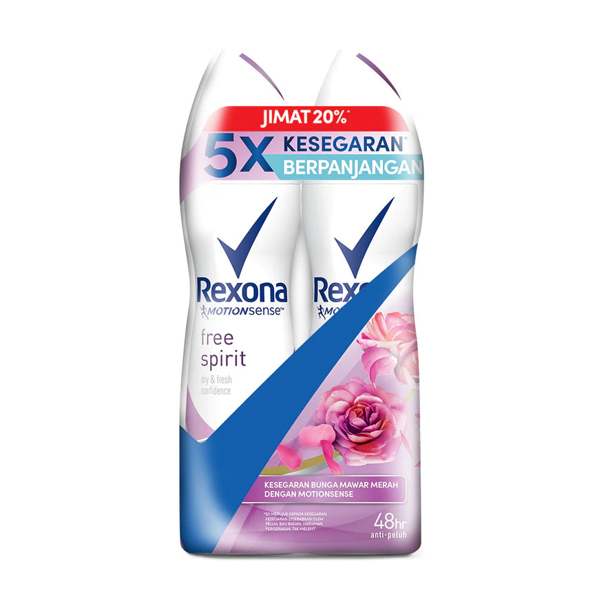 Rexona Women Spray - Free Spirit 150ml - DoctorOnCall Farmasi Online