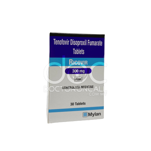 Ricovir 300mg Tablet 30s - DoctorOnCall Online Pharmacy