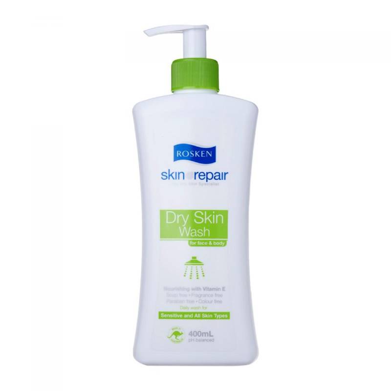 Rosken Dry Skin Wash 400ml - DoctorOnCall Farmasi Online