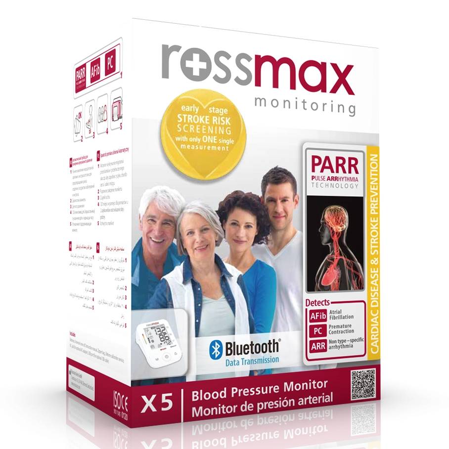 Rossmax Bluetooth Blood Pressure Monitor (X5BT) 1s - DoctorOnCall Farmasi Online