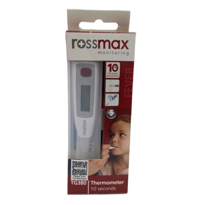 Rossmax Digital Thermometer (TG380) 1s - DoctorOnCall Farmasi Online