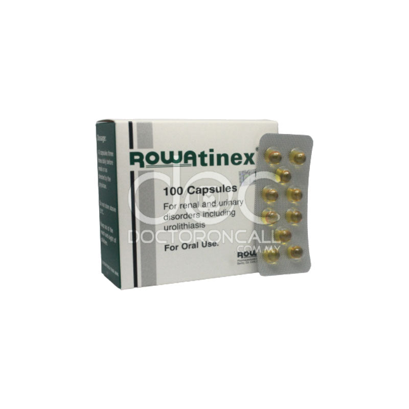 Rowatinex Capsule 10s (strip) - DoctorOnCall Farmasi Online