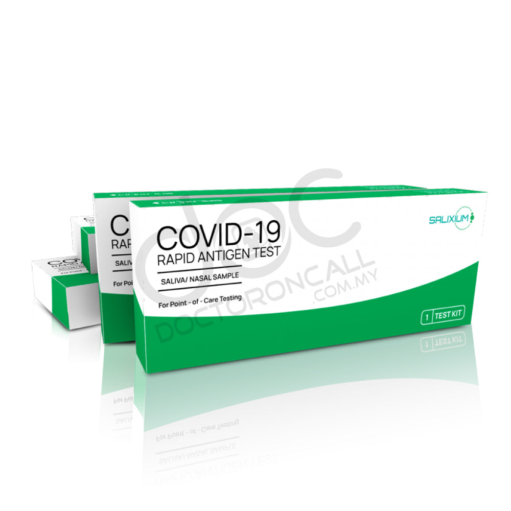 Salixium COVID19 Home Rapid Antigen Test Kit (RTK) Saliva/Nasal samples