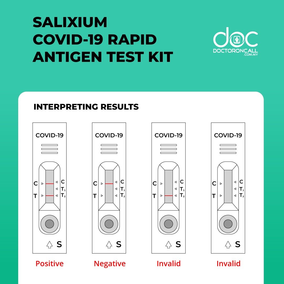 Salixium Covid 19 Home Rapid Antigen Test Kit Rtk Saliva Nasal Samples