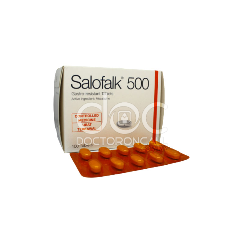 Salofalk 500mg GR Tablet 10s (strip) - DoctorOnCall Online Pharmacy