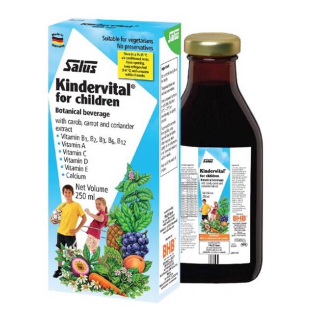 Salus Kindervital for Children 250ml - DoctorOnCall Farmasi Online