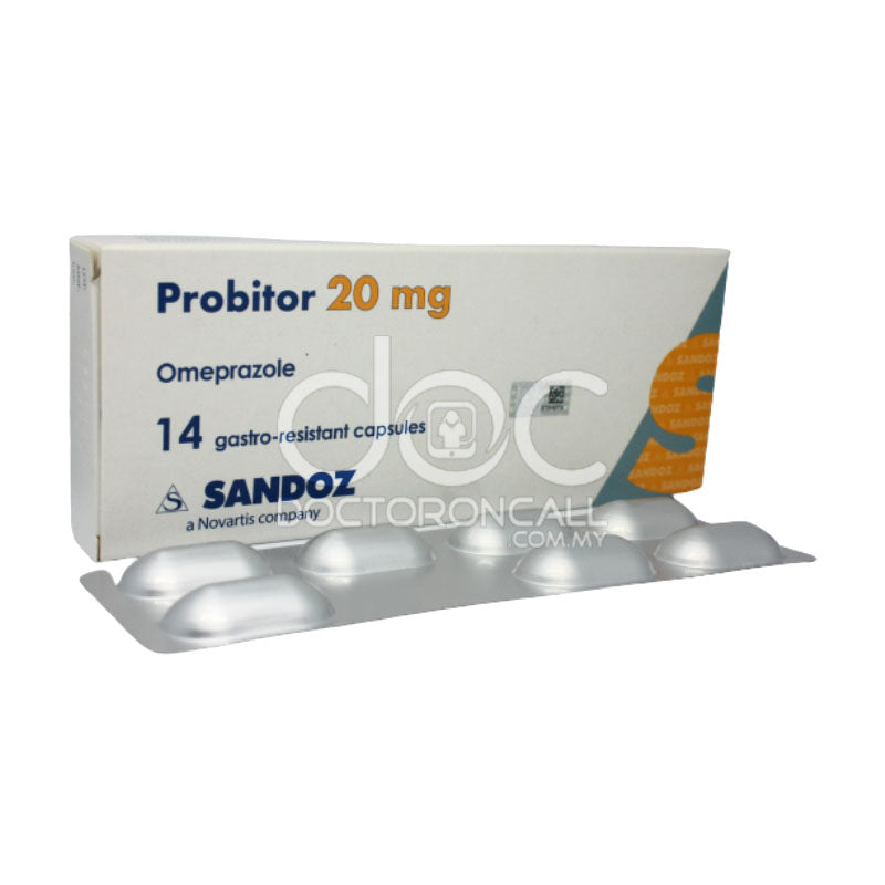 Sandoz Probitor 20mg Capsule - 14s - DoctorOnCall Online Pharmacy