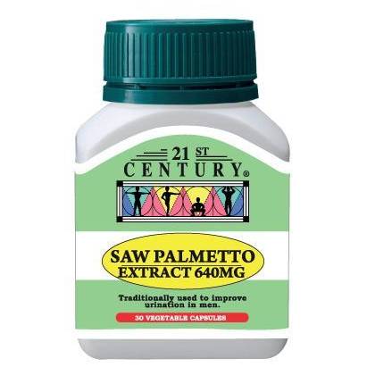 21st Century Saw Palmetto Extract 640mg Capsule 30s - DoctorOnCall Farmasi Online