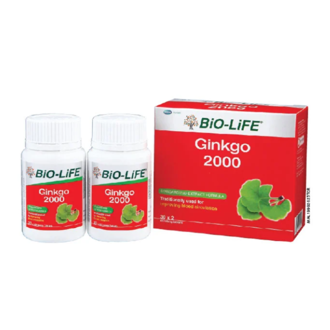 Bio-Life Ginkgo 2000 Tablet 100s x3 - DoctorOnCall Farmasi Online