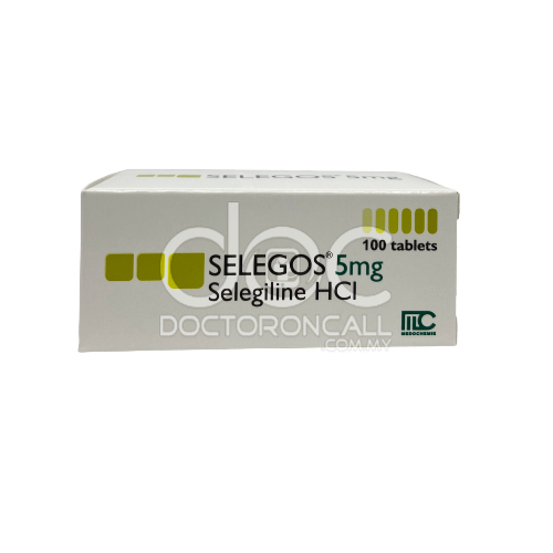 Selegos 5mg Tablet 100s - DoctorOnCall Farmasi Online