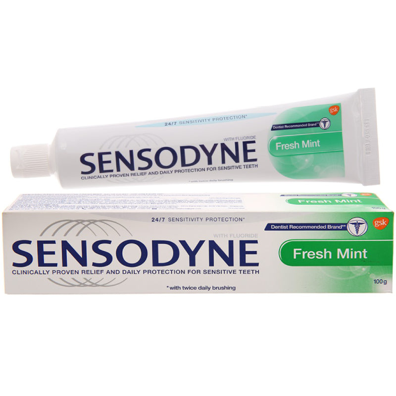 Sensodyne Freshmint Toothpaste 100g x2 - DoctorOnCall Farmasi Online