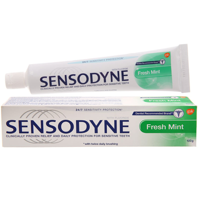 Sensodyne Freshmint Toothpaste 100g - DoctorOnCall Farmasi Online