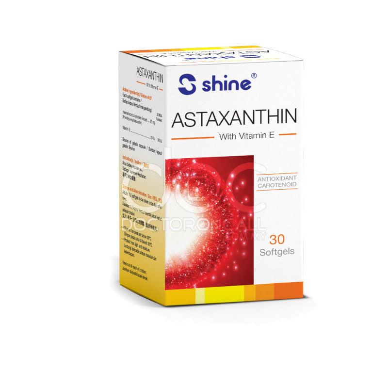 Shine Astaxanthin Tablet 30s - DoctorOnCall Online Pharmacy