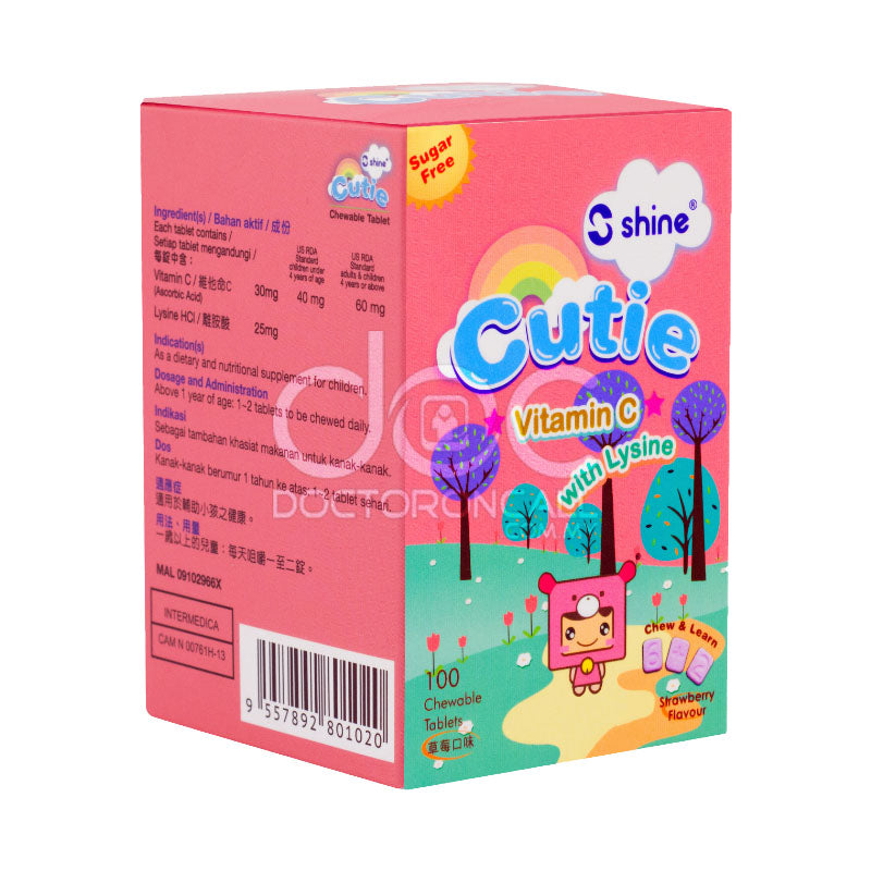 Shine Cutie Chewable Tablet - 100s - DoctorOnCall Online Pharmacy