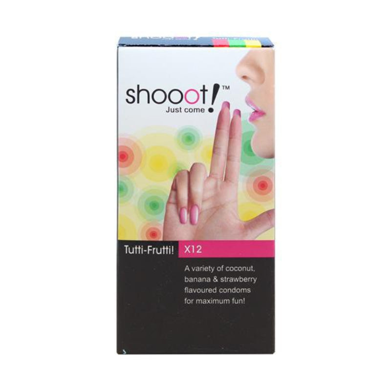 Shooot Tutti-Frutti Condom 12s - DoctorOnCall Farmasi Online