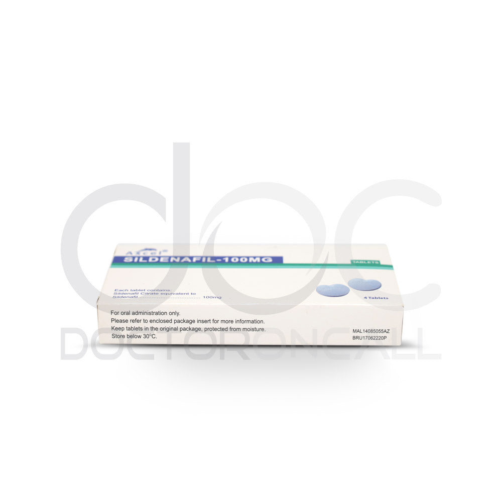 Axcel Sildenafil 100mg Tablet 4s - DoctorOnCall Farmasi Online