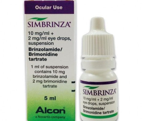 Alcon Simbrinza 10mg/ml Eye Drop 5ml - DoctorOnCall Online Pharmacy