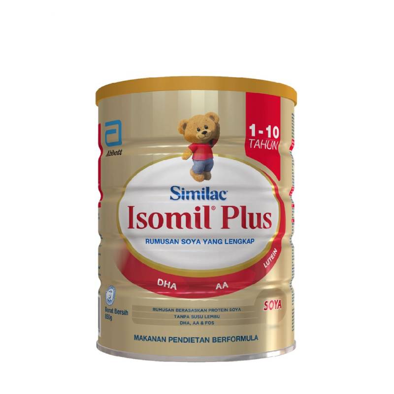 Similac Isomil Plus (1-10 years old) Milk Powder 850g - DoctorOnCall Farmasi Online