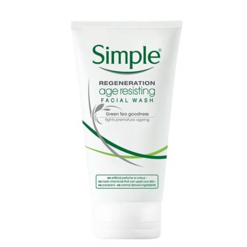 Simple Age Resisting Facial Wash 150ml - DoctorOnCall Farmasi Online